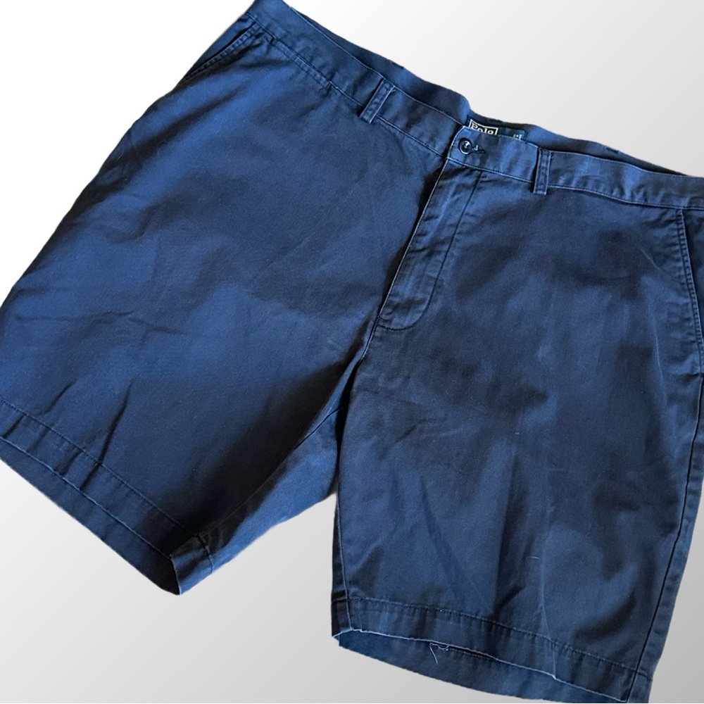 Polo Ralph Lauren Shorts Men’s Size 42 Navy Blue Prospect 9" Chino Shorts